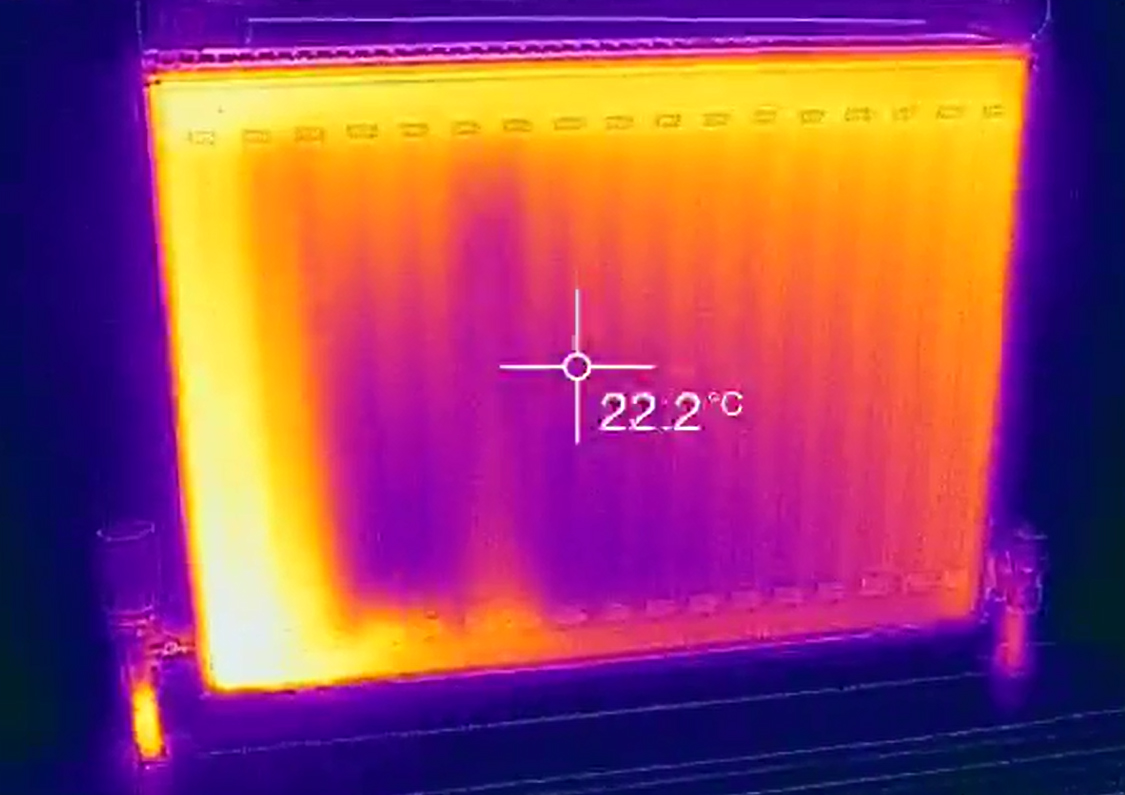 before thermal camera